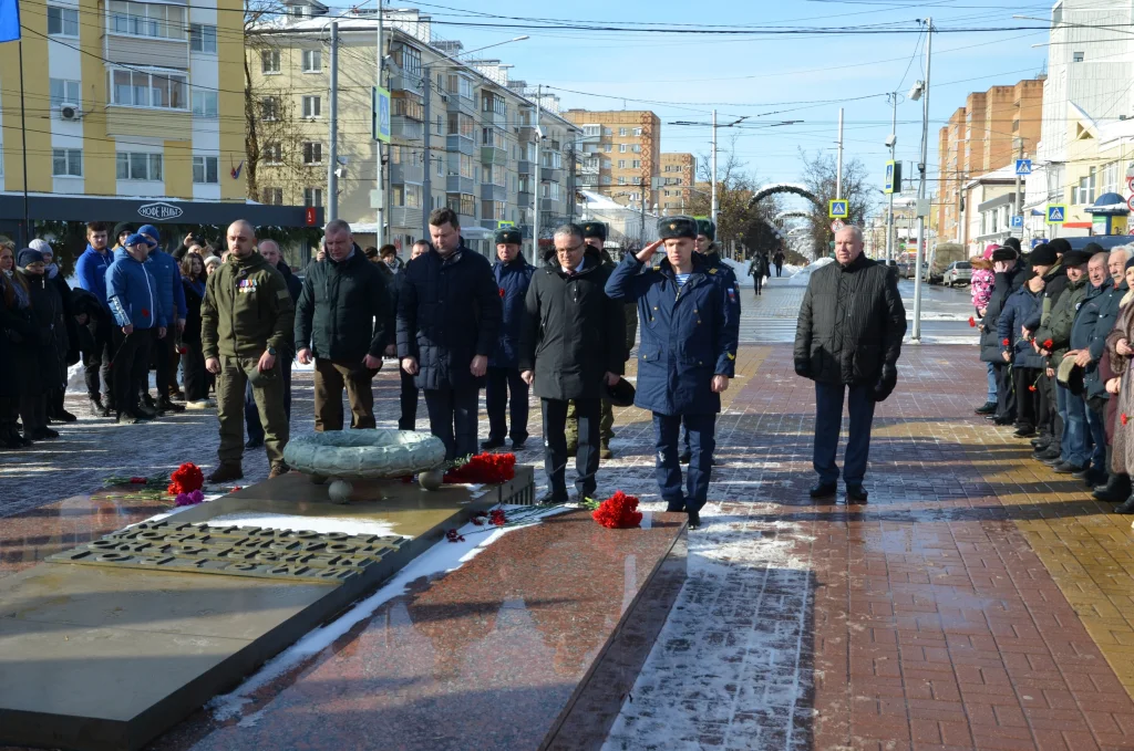 Калужане почтили память защитников Отечества