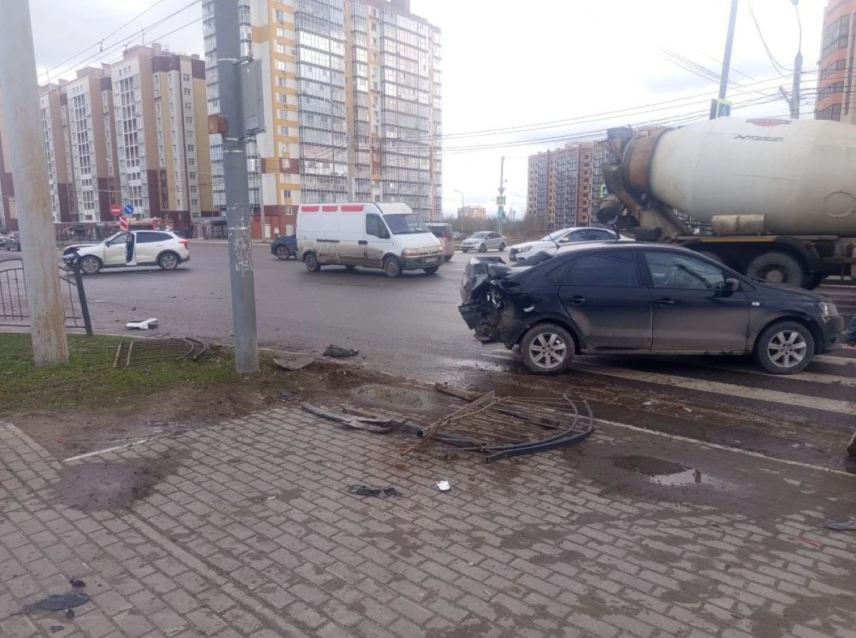 Авария произошла на калужском Правобережье