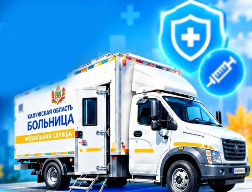 Калужане могут сделать прививку от гриппа в мобильных пунктах 