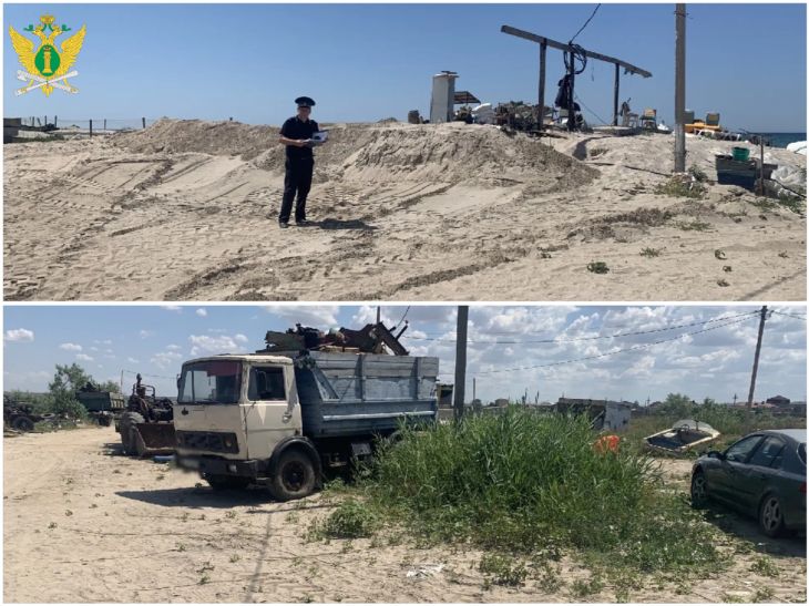 В Крыму снесли самовольный кемпинг у моря