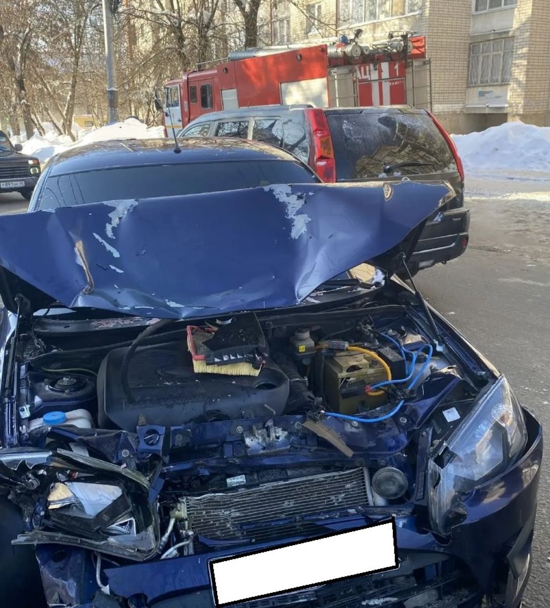 В результате тройной аварии в Калуге пострадал человек