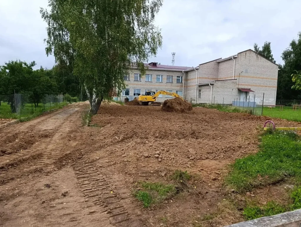 В селе Лужное строят новую газовую котельную для местной школы