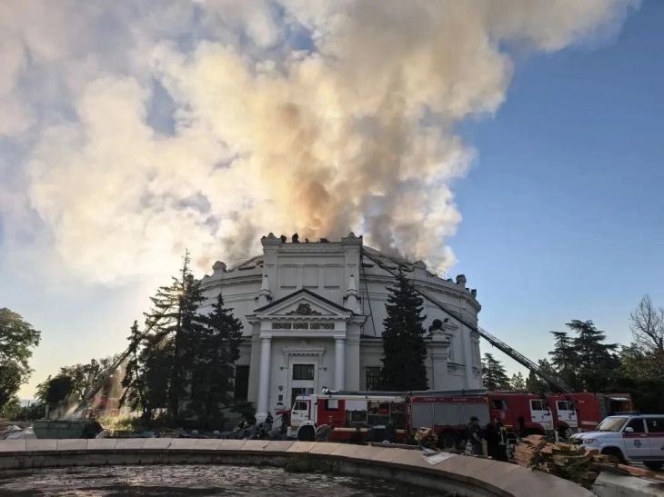 Панорама Оборона Севастополя сильно повреждена после удара беспилотником